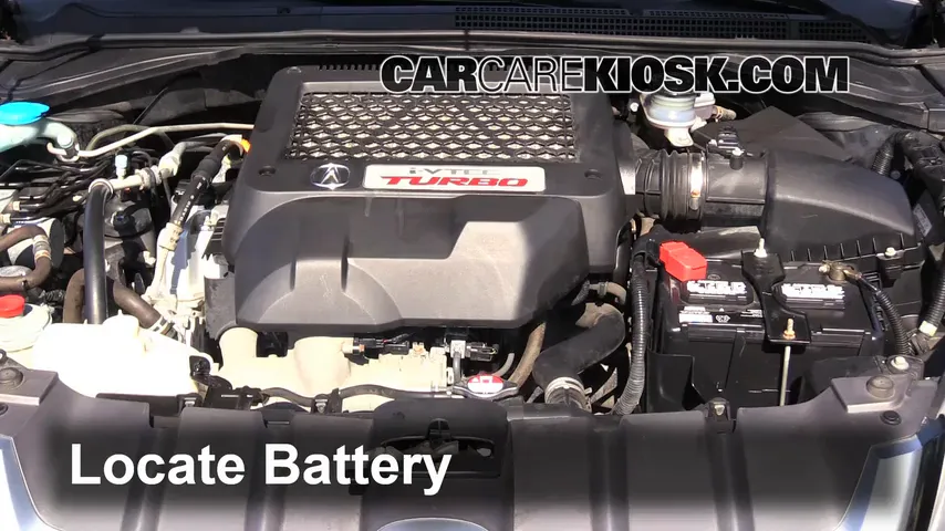 2009 Acura RDX 2.3L 4 Cyl. Turbo Battery Replace
